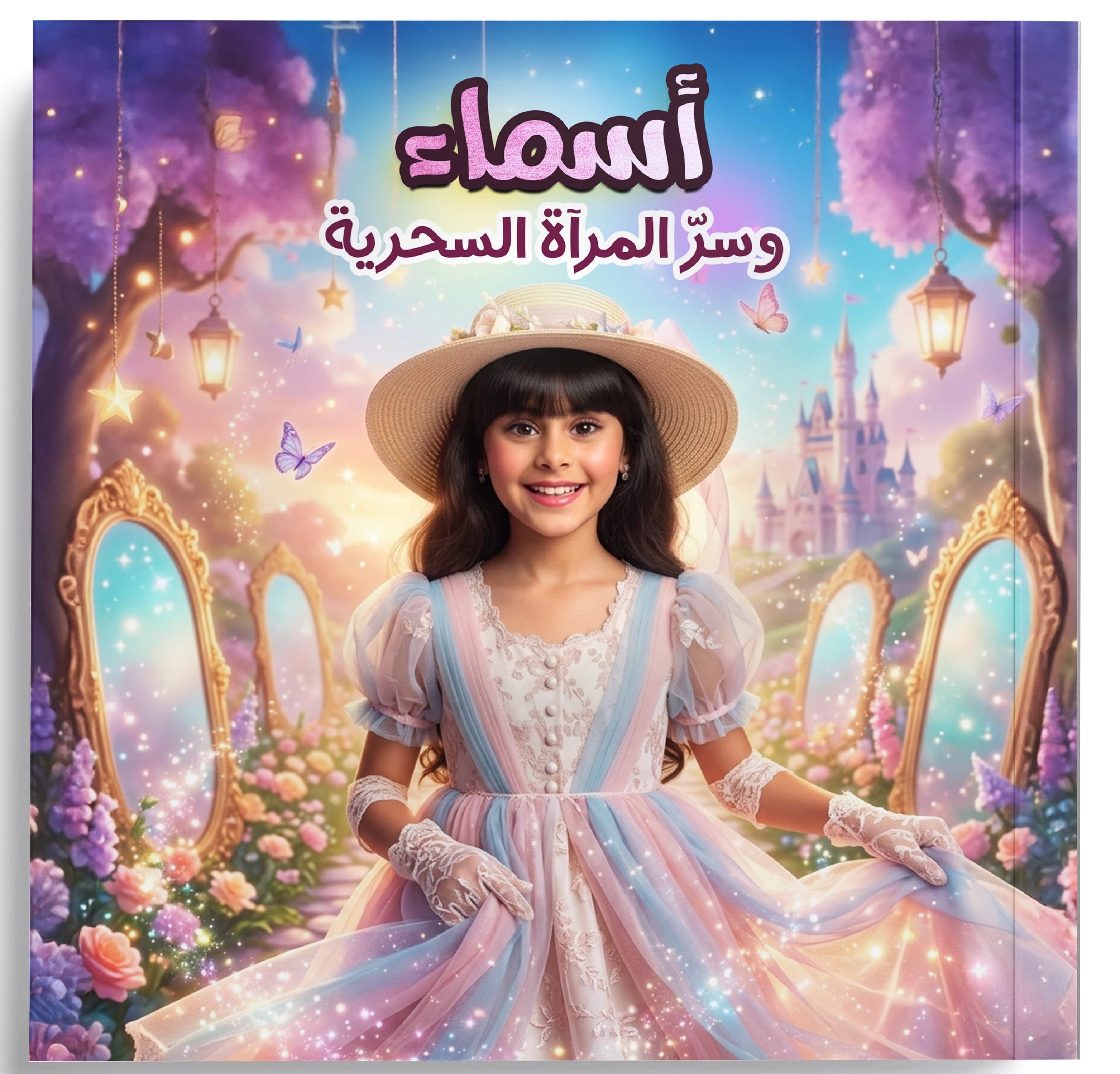 غلاف قصة أسماء وسر المرآة السحرية