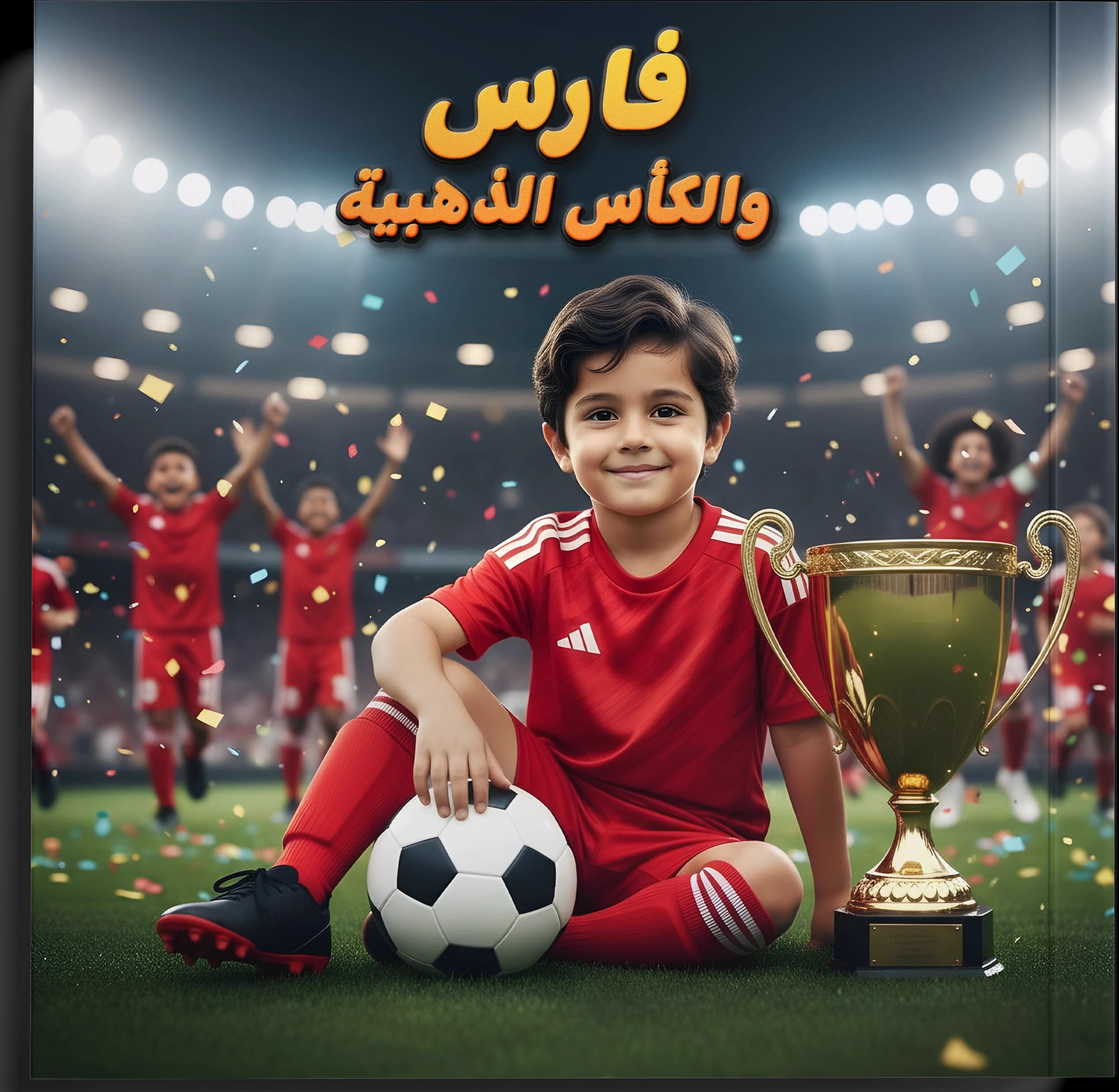 غلاف قصة فارس والكأس الذهبية