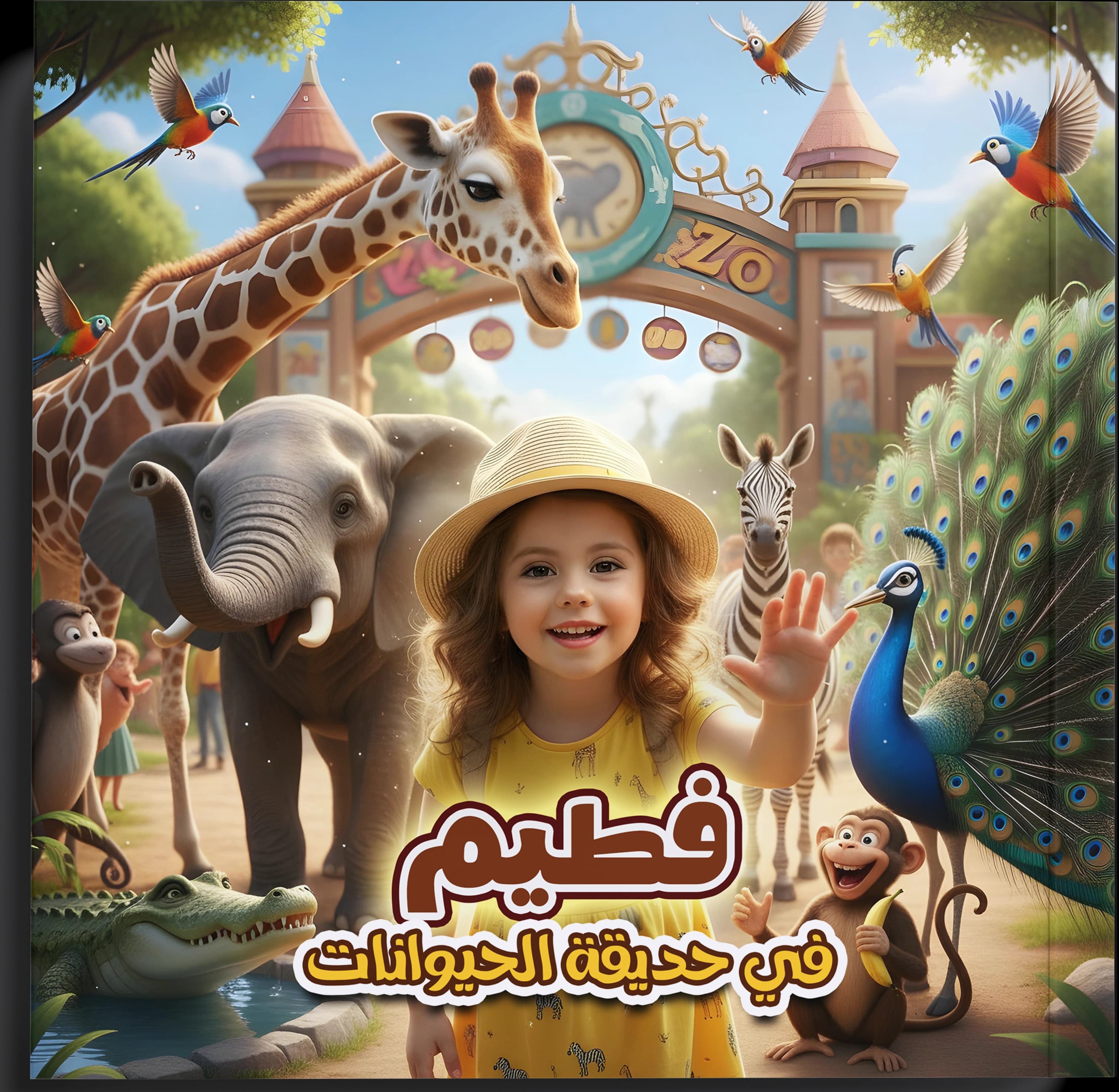 غلاف قصة فطيم في حديقة الحيوانات