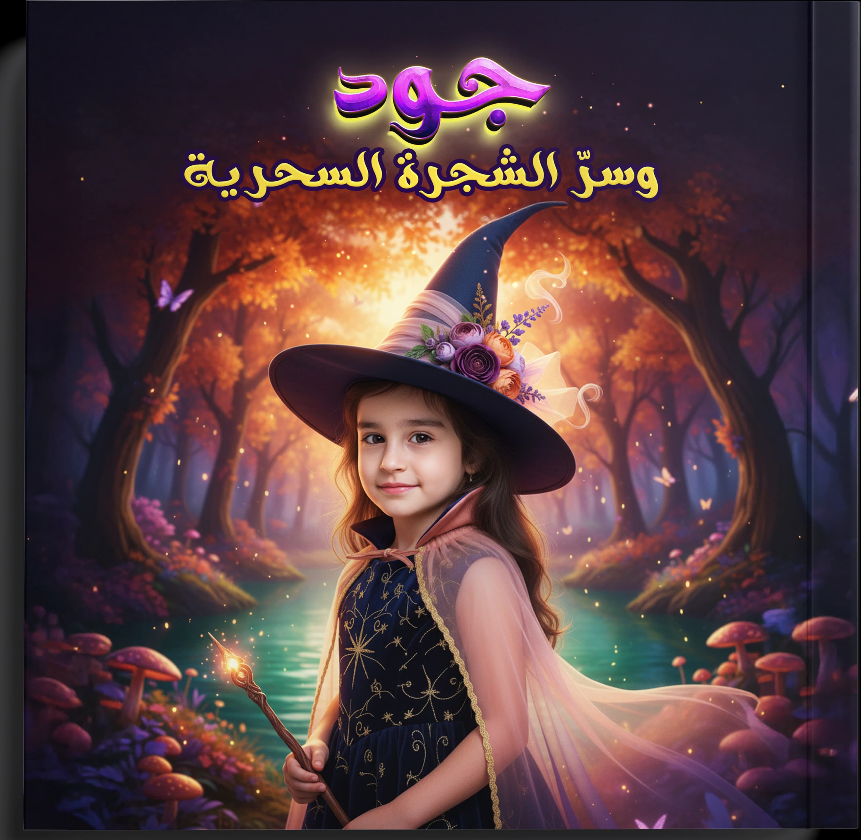 غلاف قصة جود وسر الشجرة السحرية