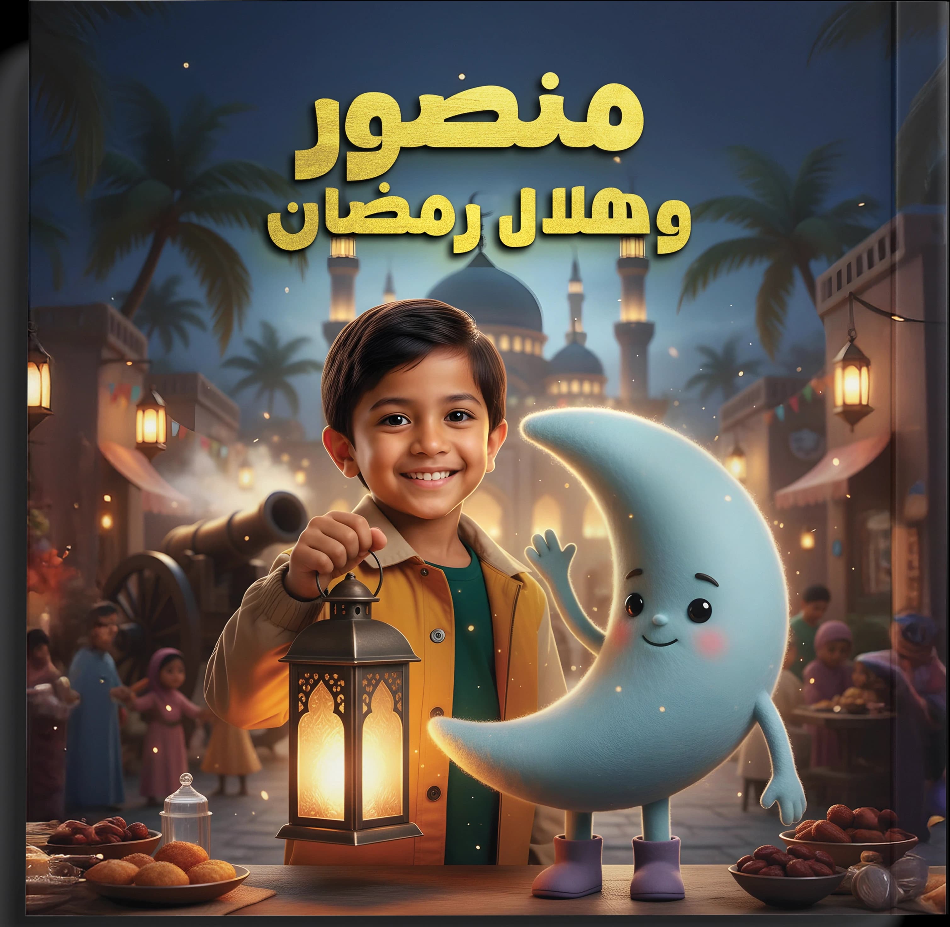 غلاف قصة منصور وهلال رمضان
