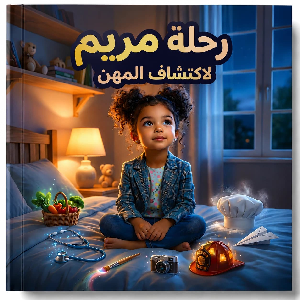غلاف قصة رحلة مريم لاكتشاف المهن