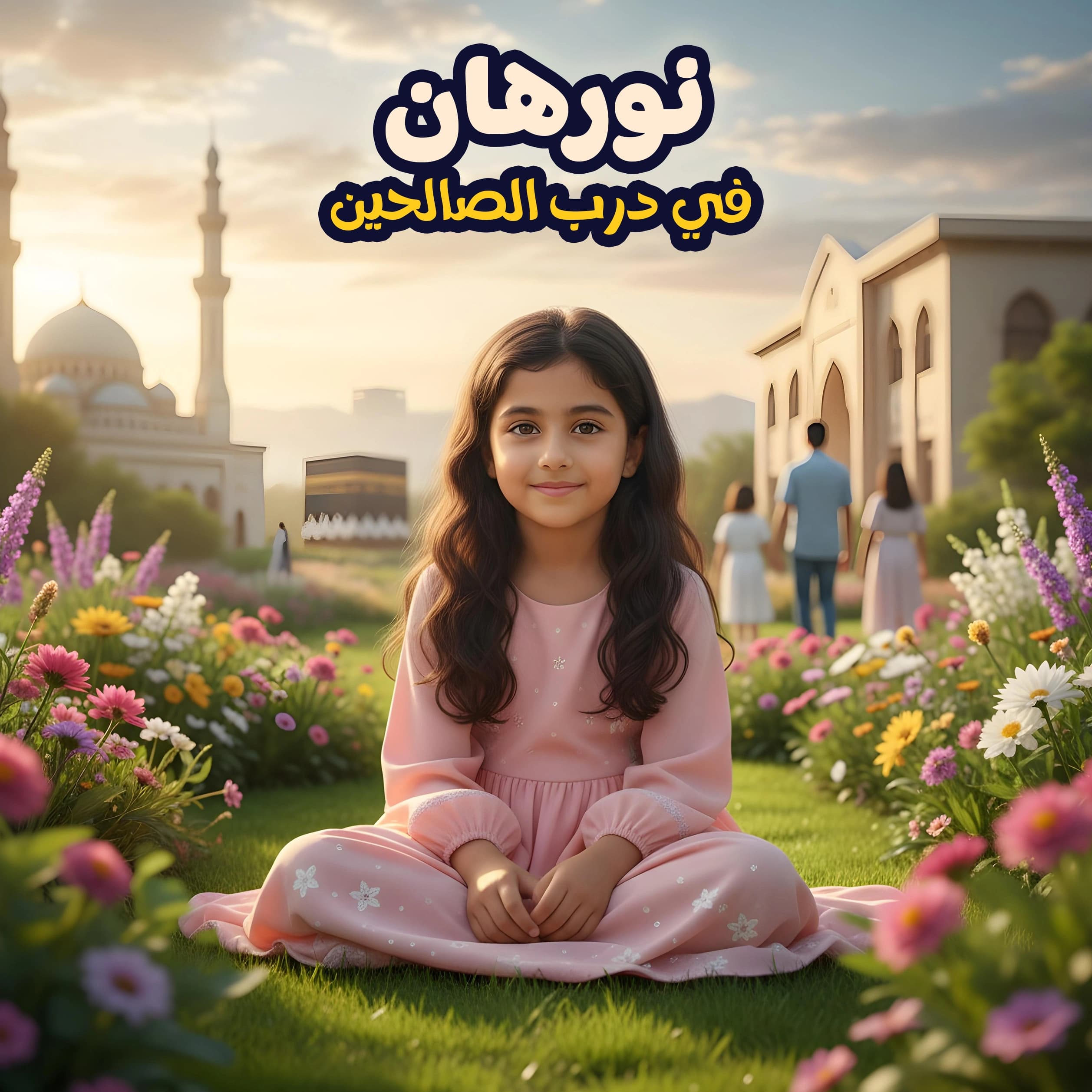 غلاف قصة نورهان في درب الصالحين