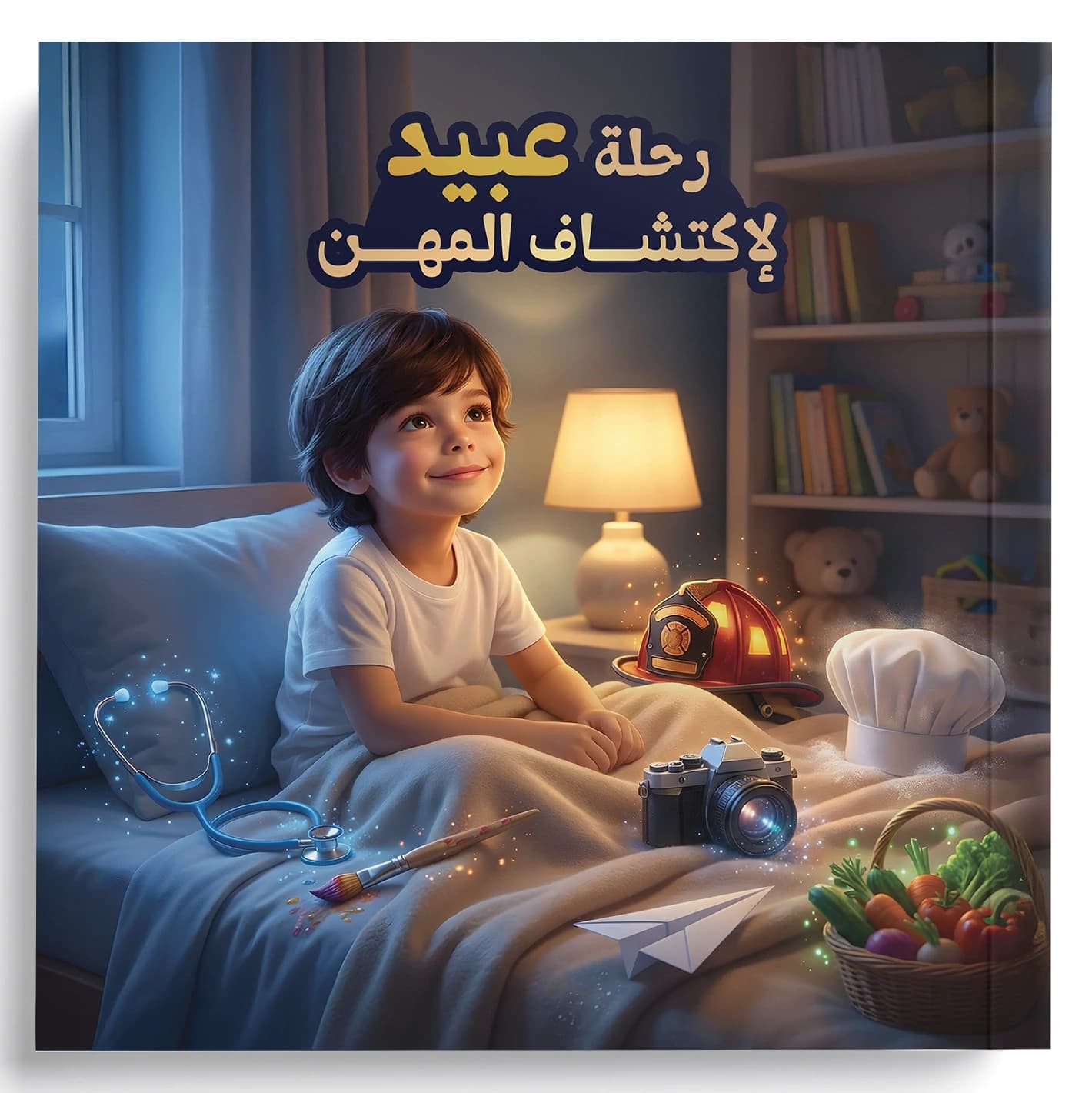 غلاف قصة رحلة عبيد لاكتشاف المهن