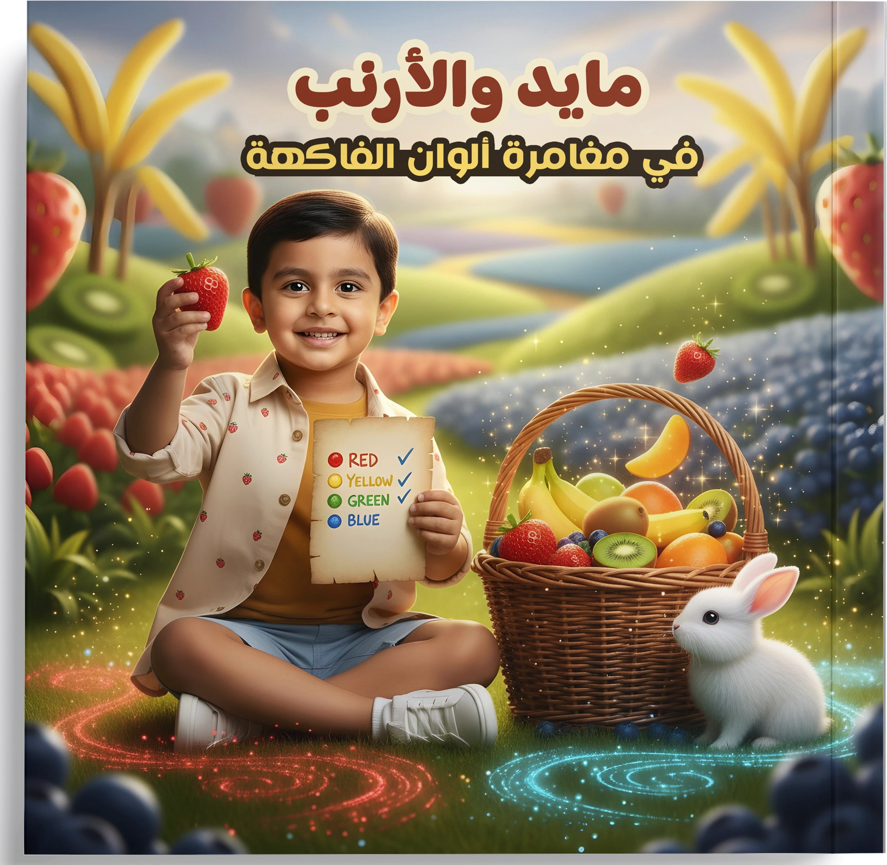 مايد والأرنب في مغامرة ألوان الفاكهة